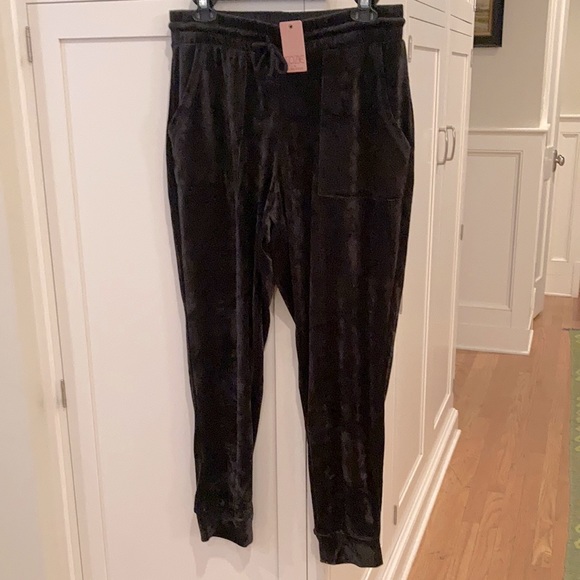 Cozie by Pink Rose Pants - COZIE BY PINK ROSE velvet joggers -NWT